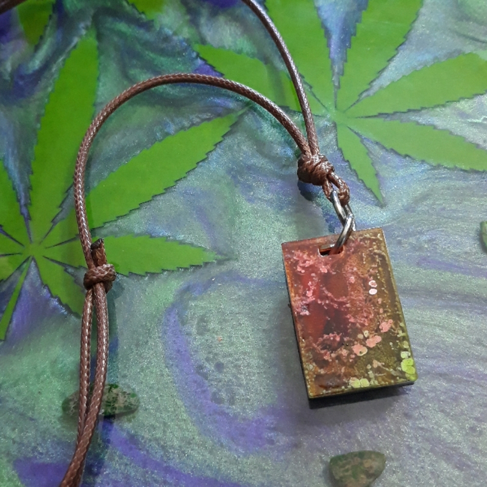 Fall resin pendant